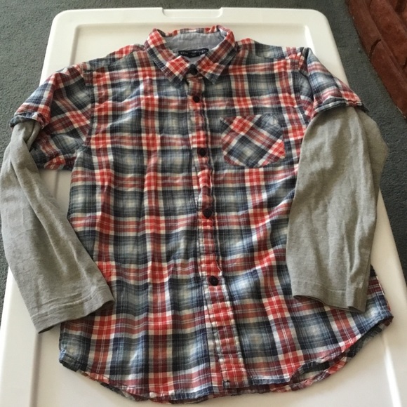 plaid dress with shirt under